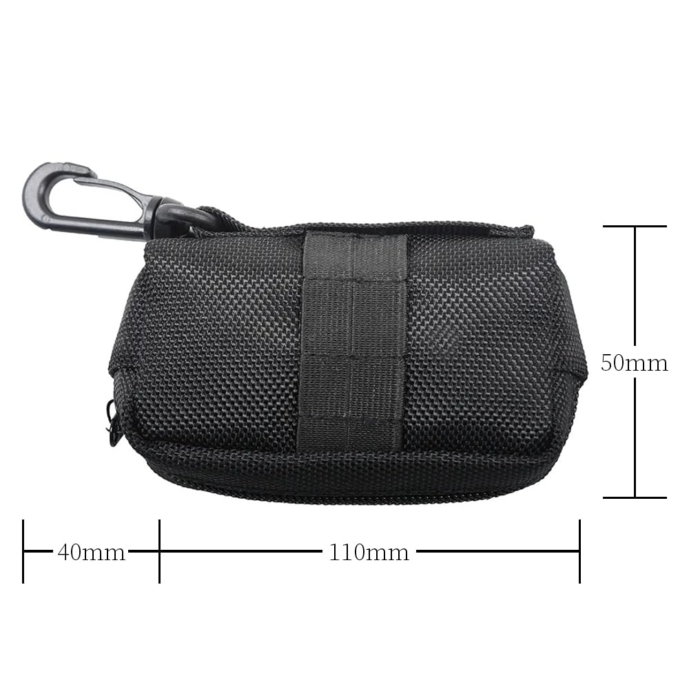 Golf ball case for 2 golf balls, 4 needle positions