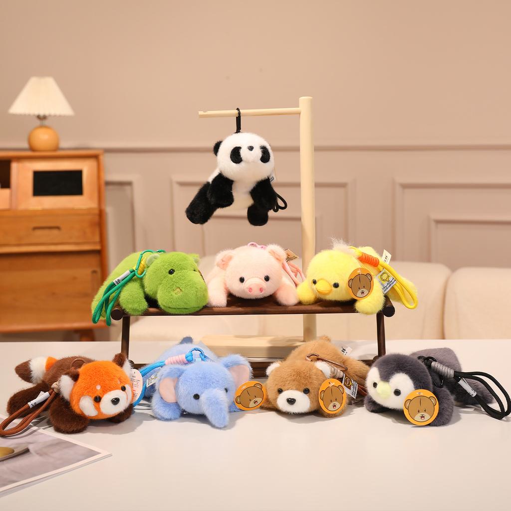 Dancing Doll Cute Table Companion Doll Red Panda Plush Toy Penguin Companion Doll Children's Birthday Gift