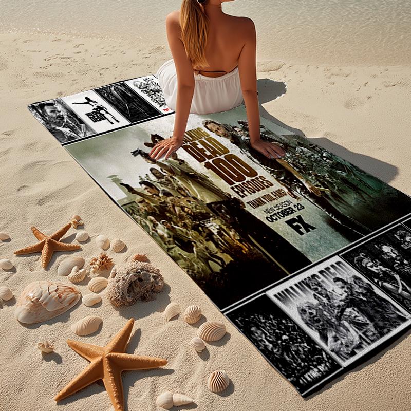Warriors Of Dead Beach Towel, Super Soft Microfiber, Gift for Her/Him, Birthday, for Pool, Beach, Travel, Home Decor Fan gifts
