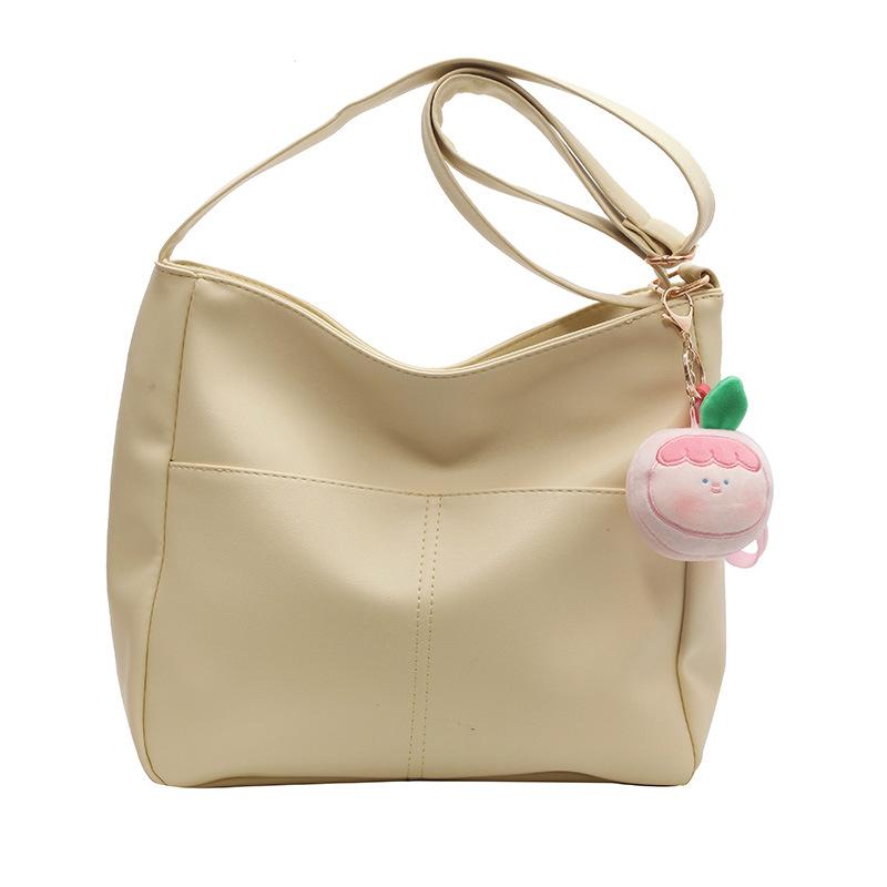 Premium sense large capacity tote bag fashion shoulder bag popular simple messenger bag women's 2024 commuter women's bag