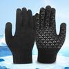 Touch Screen Knitted Gloves Winter Snowboard Gloves Hand Warmer USB Heated Gloves for Backpacking Mountaineering Riding Camping