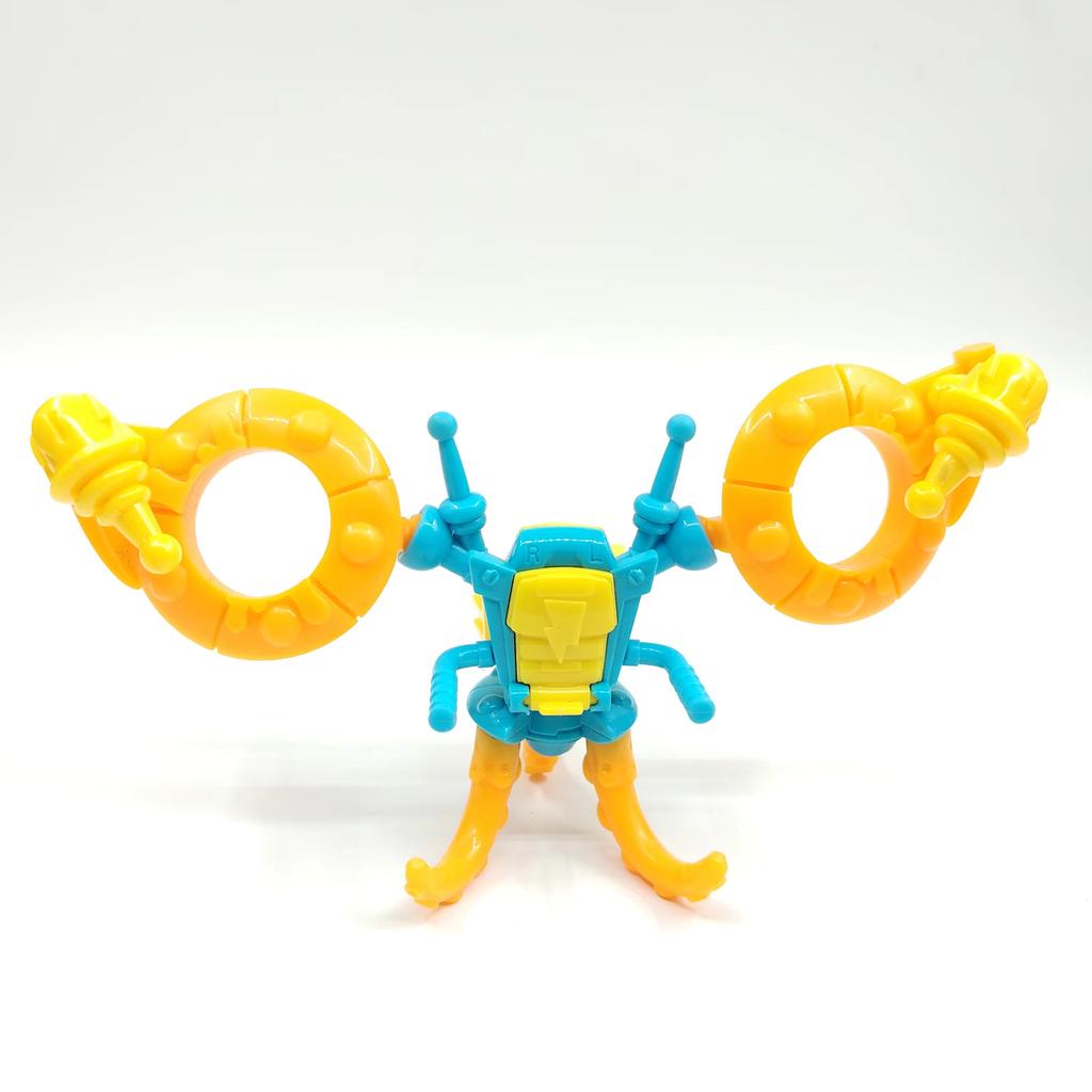 1pcs Neon Power Exoskeletons Limited Collection Superzings Action Figures Dolls Toys Model Kids Xmas Gift SUPERTHINGS series Poseable Articulated
