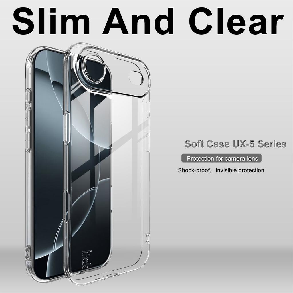 IMAK UX-5 Series For iPhone Air Case Shockproof TPU Clear Slim Back Shell