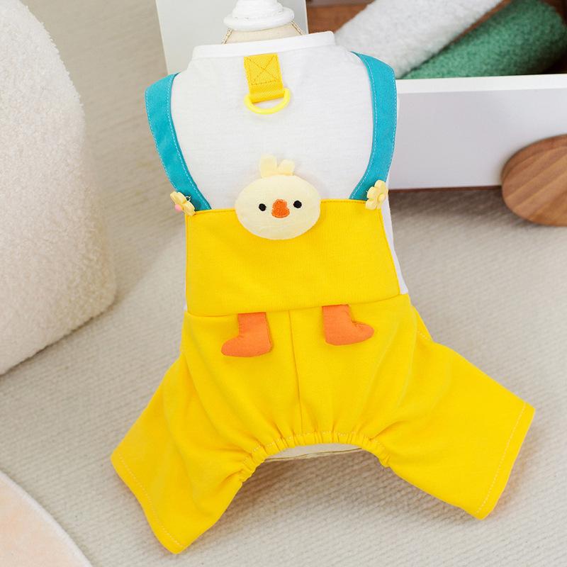 

Милый питомец Bigbear Тедди Маленькая собака Одежда для собак Весна и Осень Квад XXL жёлтый