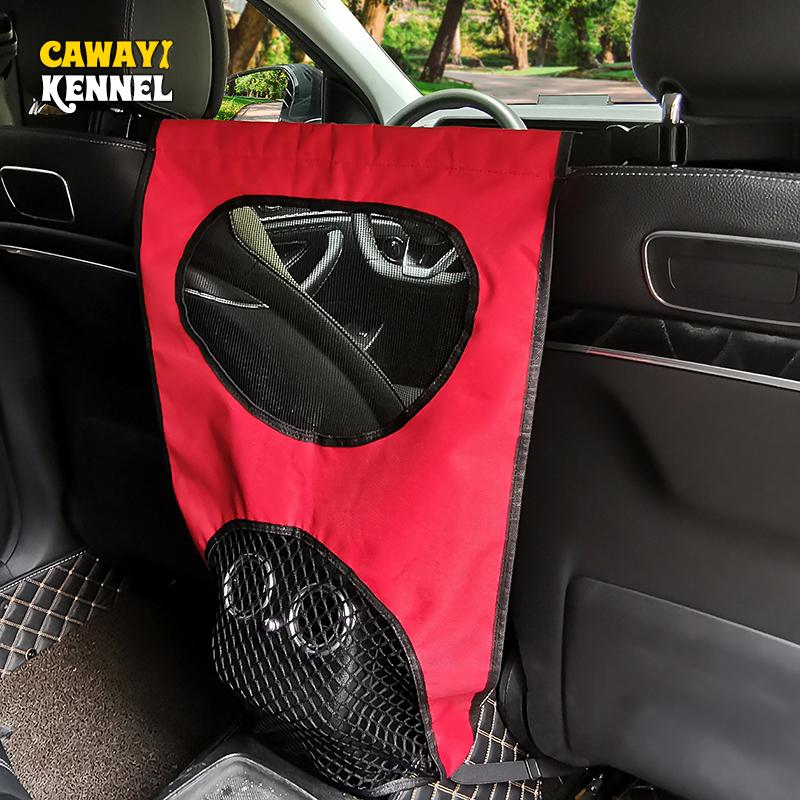 

CAWAYI питомник для собак, автомобильная переноска, ограждение на заднее сиденье, сетка для предотвращения столкновений, автобарьер для домашних животных, защитная изоляционная сетка, защита домашних животных для собак