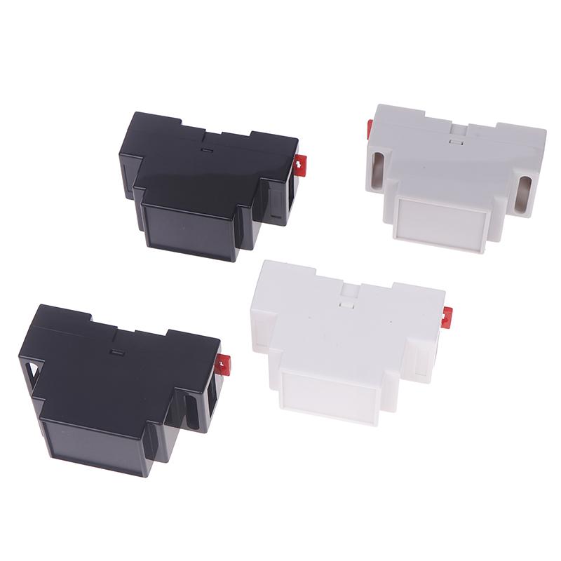 1 pièce Boîte de jonction PLC Rail DIN Boîtier électronique en plastique Boîtier de projet 4 couleurs 88X37X59 mm Montage sur rail 35 Boîtier d'instrument