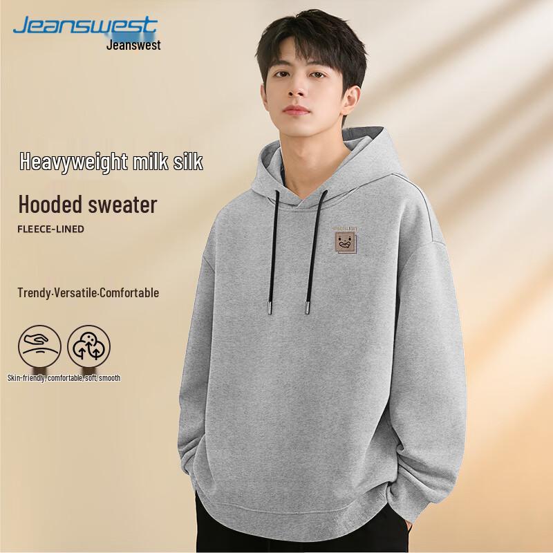 Jeanswest Men s Loose Fit Printed Crew Neck Sweatshirt XL