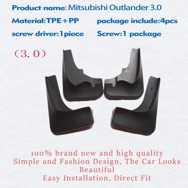 FÜR Mitsubishi Outlander 2006 2007 2008 Kotflügel Kotflügel Schlamm Flap Schutz Splash Schmutzfänger Auto Zubehör Auto Styline Kotflügel