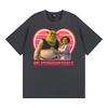 Fashion Shrek and Fiona Relationship Goals Meme T Shirt Funny Couples Cartoon Tshirts Fashion Humor Cozy High Quality Tshirt