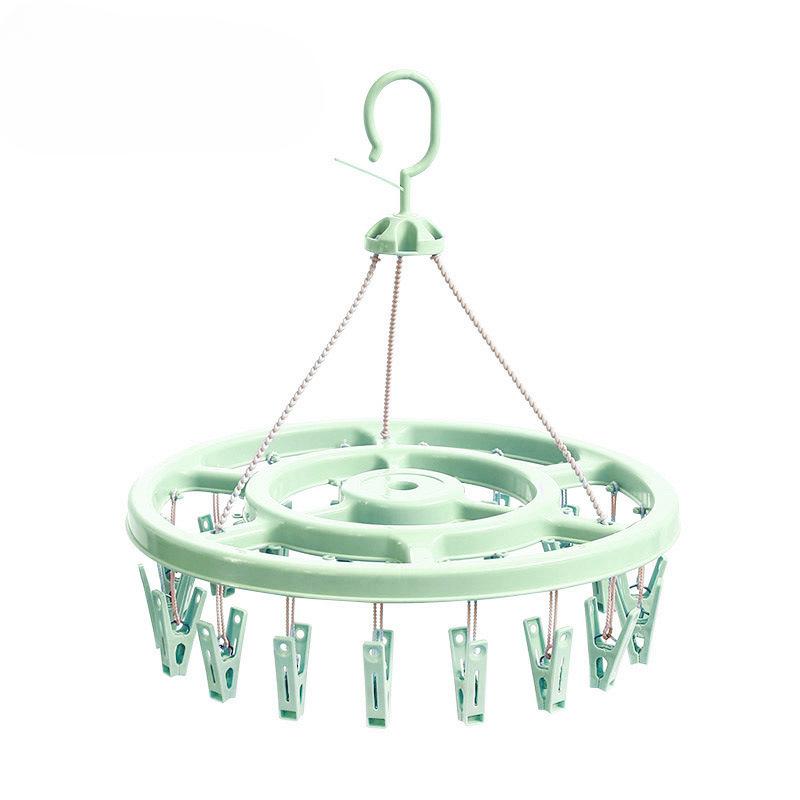 Laundry Hanger Foldable Laundry Clothespin Drying Rack Foes