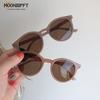 Nuovi Occhiali da Sole Vintage da Donna Moda Trendy Montatura Piccola Rotonda Occhiali da Guida Protezione UV