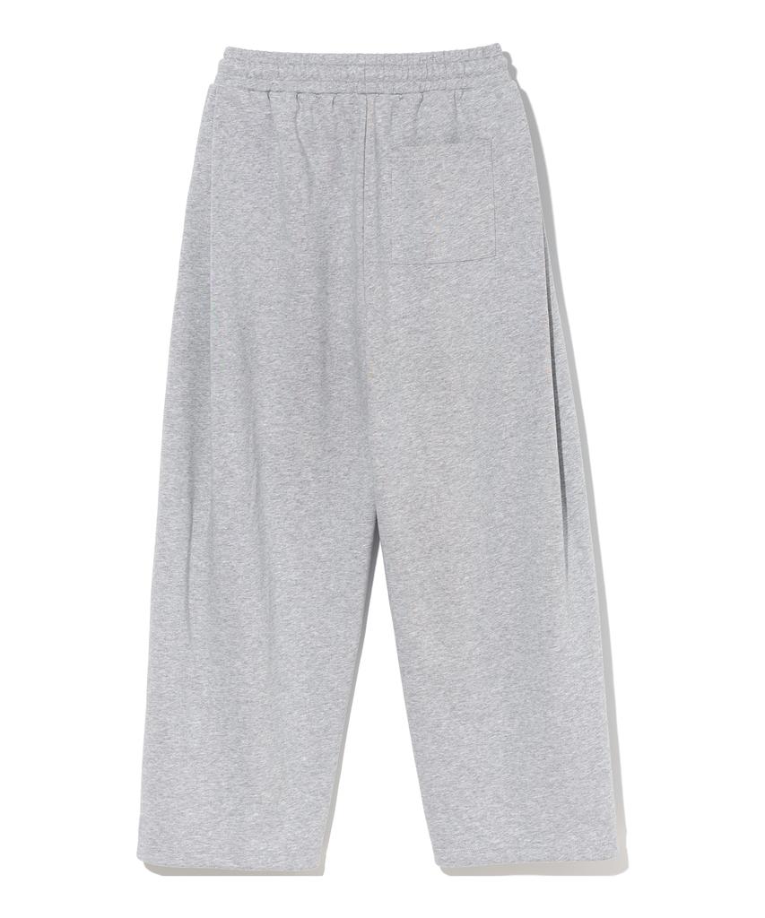 DISTN9NE Side-Tuck Wide Sweatpants Lq6Pu187_Melange Grey