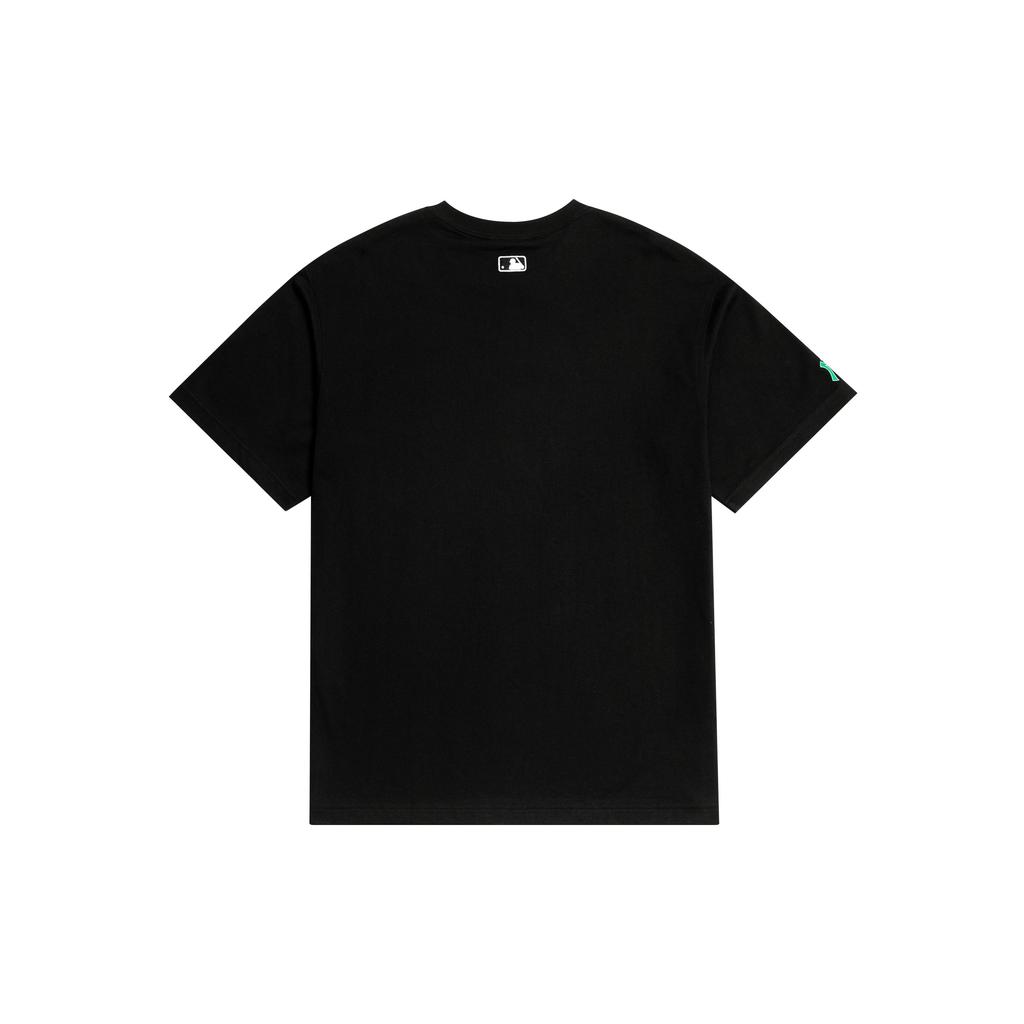 MLB New York Yankees American Vintage Classic Color Printed Logo Crew Neck Short Sleeve T-Shirt Unisex T-Shirt Black 3ATSM0933-50BKS