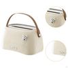 Tissue Box Multiuse Stylish Facial Case for Dressers Bathroom Bedroom Creams White