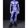 Halloween Tights 3D Digital Printing Adult Cosplay One-piece Costume Men Stage Performance Jumpsuit Dance Party Outfit