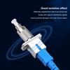 3PCS Low Insertion Loss FC Male to SC Female Connector Durable Single Mode Fiber Optic Converter Adapter