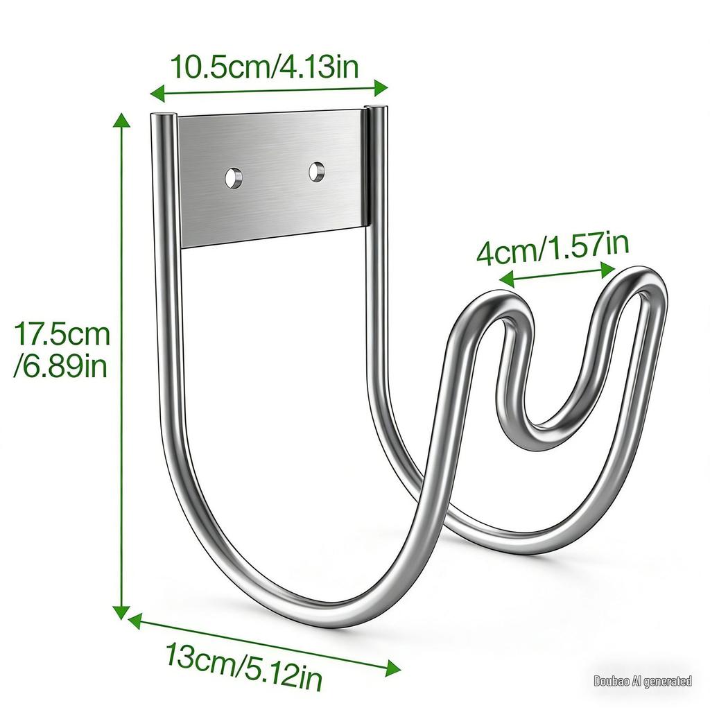 Wall-Mounted Garden Hose Storage Bracket