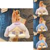 Cute Plush Cartoon Keychain Adorable Couple Backpack Accessories For Girls
