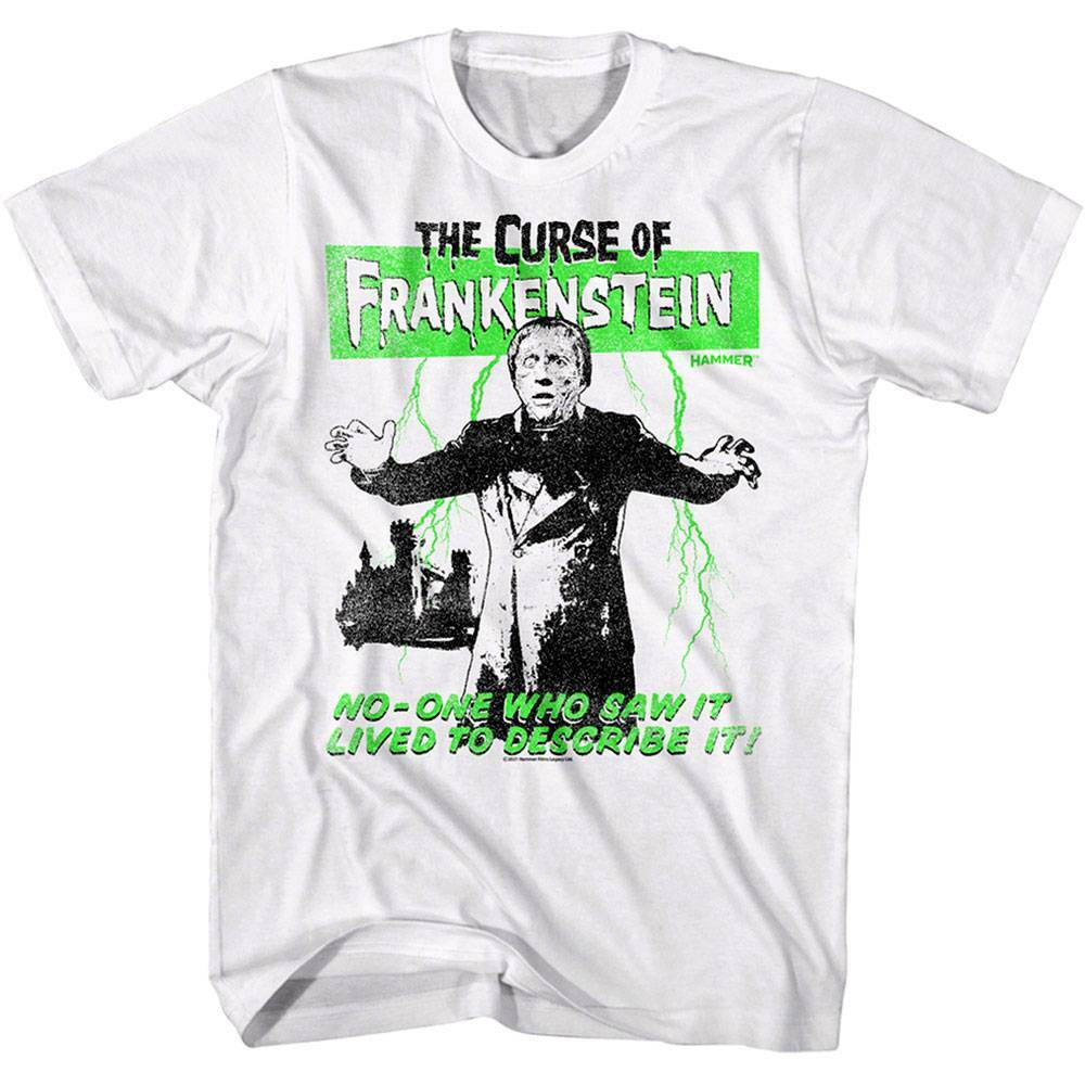 Curse of Frankenstein Castle Men T Shirt Lived to Describe it Hammer Horror XXXL