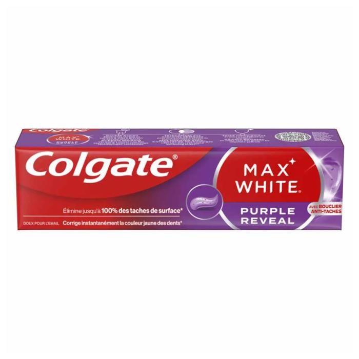 Colgate Max White Purple Reveal Dentifrice Dentifrice(S) 75 Ml - Image 4