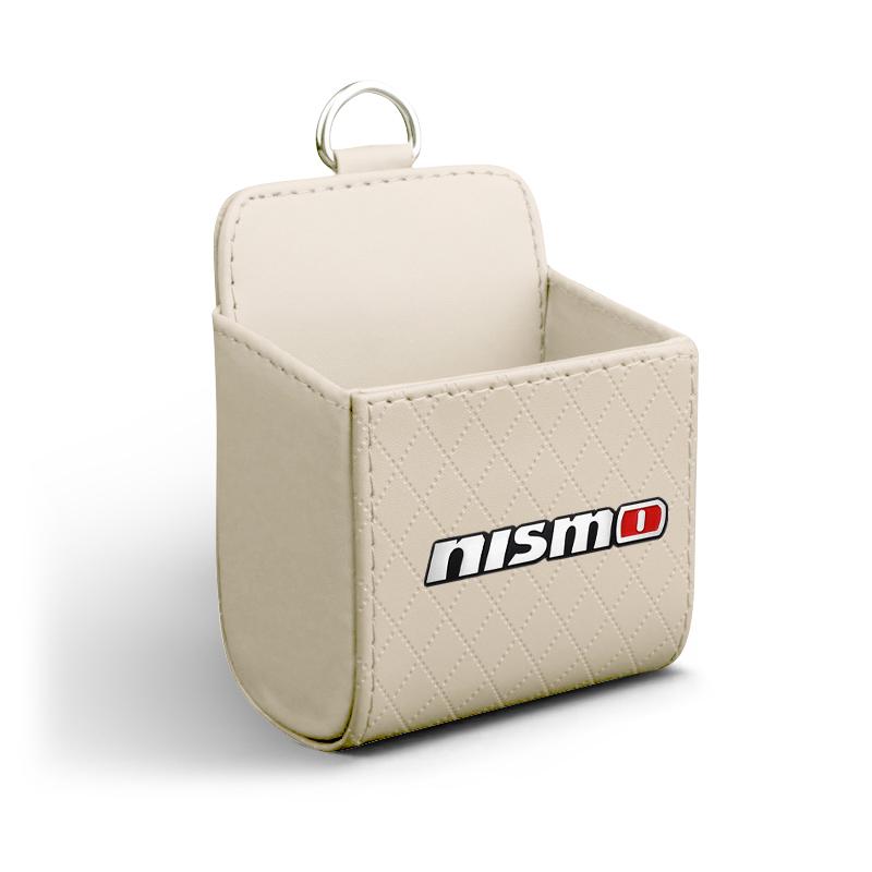 

1Pcs Car Air Outlet Storage Box Phone Glasses Organizer Car Goods For Nissan Nismo Tiida Teana ALTIMA SYLPHY MURANO KICKS QASHQAI GTR nismo бежевий
