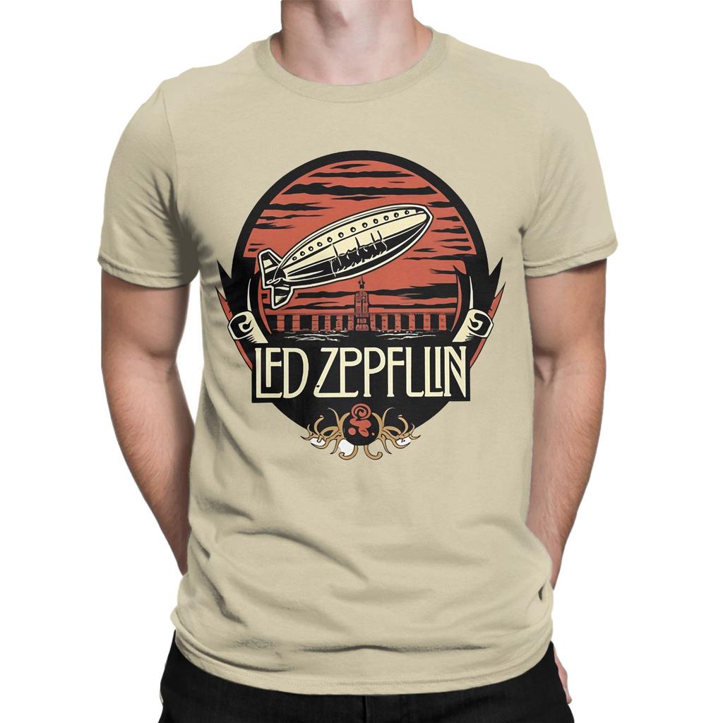 Vintage Graphic 100 Cotton Tshirt Led Band Zzeppelins Tees Tops For Unisex