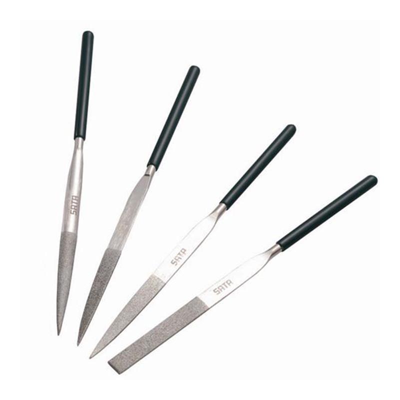 SATA 10-Piece Diamond Needle File Set 160mm