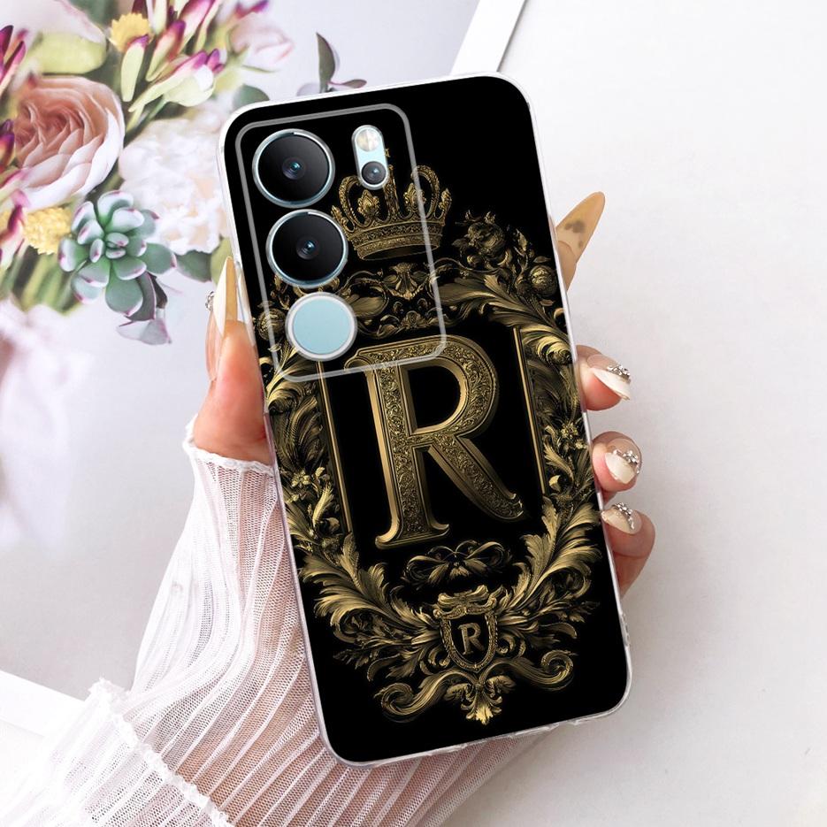 For Vivo V29 Pro Case V2251 Cute Crown Letters Cover Soft Slim Phone Case For Vivo V29e V 29 Pro VivoV29 E V2317 Back Cover Bags