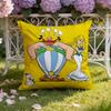 Federa Cuscino Anime A-Asterix Copricuscino Doppia Scena per Casa e Auto: Reversibile per un Comfort Premium