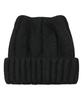 MUCENT Misty Leather Patch Cat Beanie