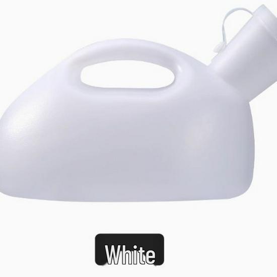 Men's Hospital Urinal with Lid and Tube for Elderly and Bedridden Use