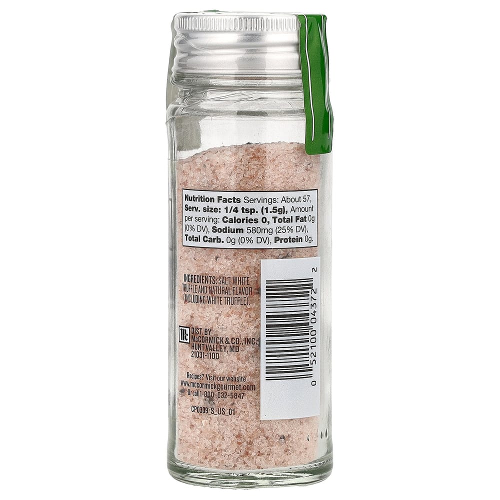 McCormick Gourmet Global Select French White Summer Truffle Salt Flavoring 85g (3oz)