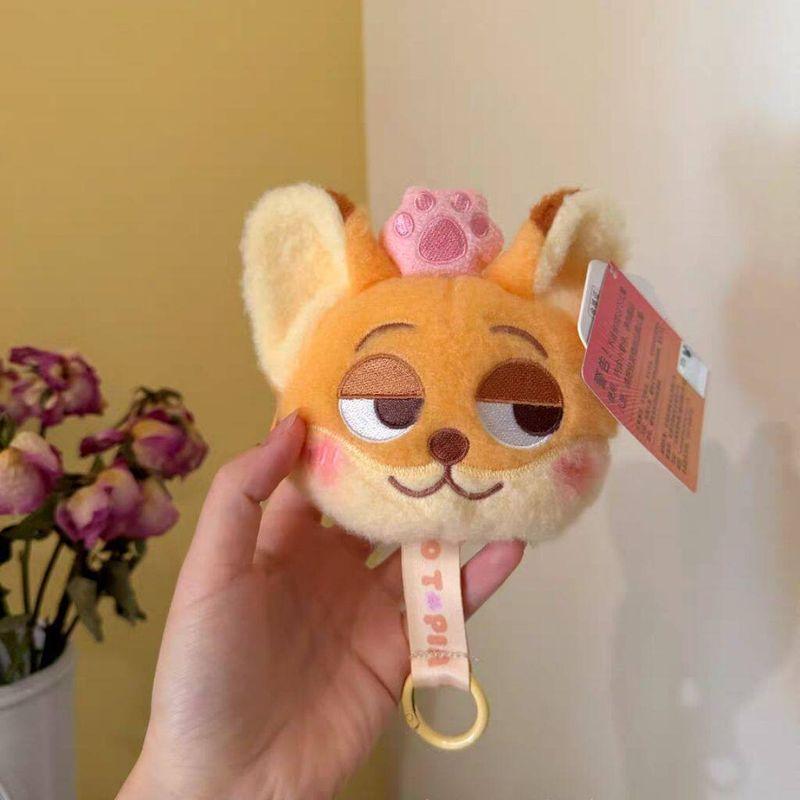 Zootopia Car Seatbelt Shoulder Pads Judy Nick Plush Coin Purse Cute Doll Couple Set Authentic Nick Rabbit [Coin Purse]