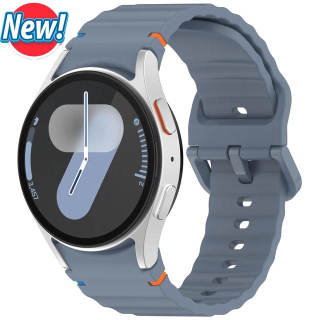 Original Silicone Band for Samsung Galaxy Watch 7 6 4 5 Pro FE 44mm 40mm Correa Bracelet Galaxy Watch4 6 Classic 43mm 47mm Strap