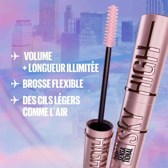 Mascara - MAYBELLINE NEW YORK - Sky High - Bordeaux Shade - 7.2ml - Non Waterproof