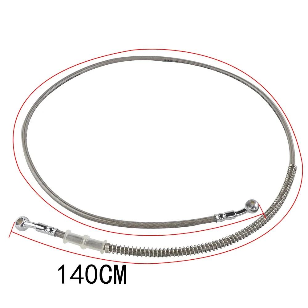 39-140cm Universal Motorcycle Stainless Steel Braided Brake Hose Line Aperture 10mm (M10) Latiguillo Freno Moto