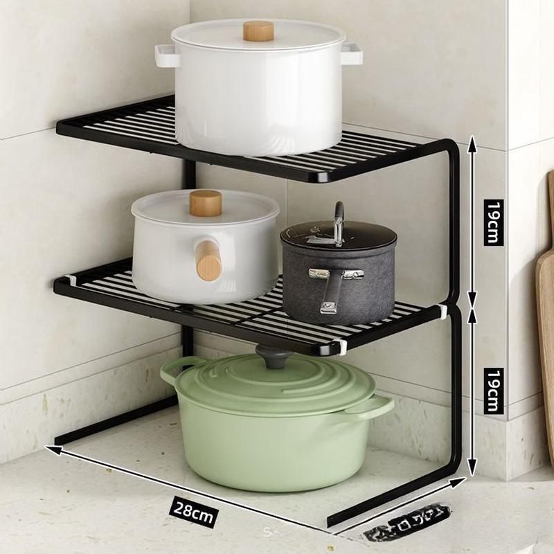 Desktop Layered Storage Shelf