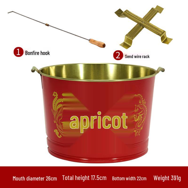 Stainless Steel Paper Burning Basin - Fire Pit and Incinerator Bucket