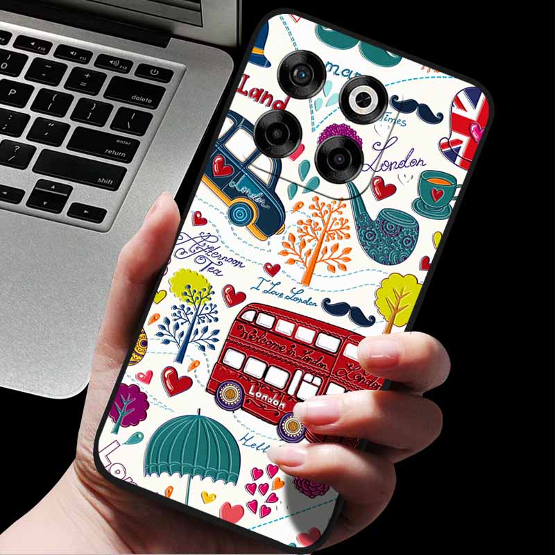 For ZTE Blade V70/Axon 70 3D Relief Flower Emboss Soft Silicone Back Cover For ZTE Nubia V70 Relief Emboss Case ZTE Blade V70 70