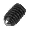 10 peças M4 Rosca de Parafuso Soquete Hexagonal Aço Carbono Plungers de Mola Esférica Conjunto (M4*8)