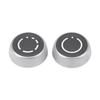 1Pair Radio Volume Control Knob Left Right Sensitive Durable Multimedia Volume Knob Caps Replacement for Boxster Cayman