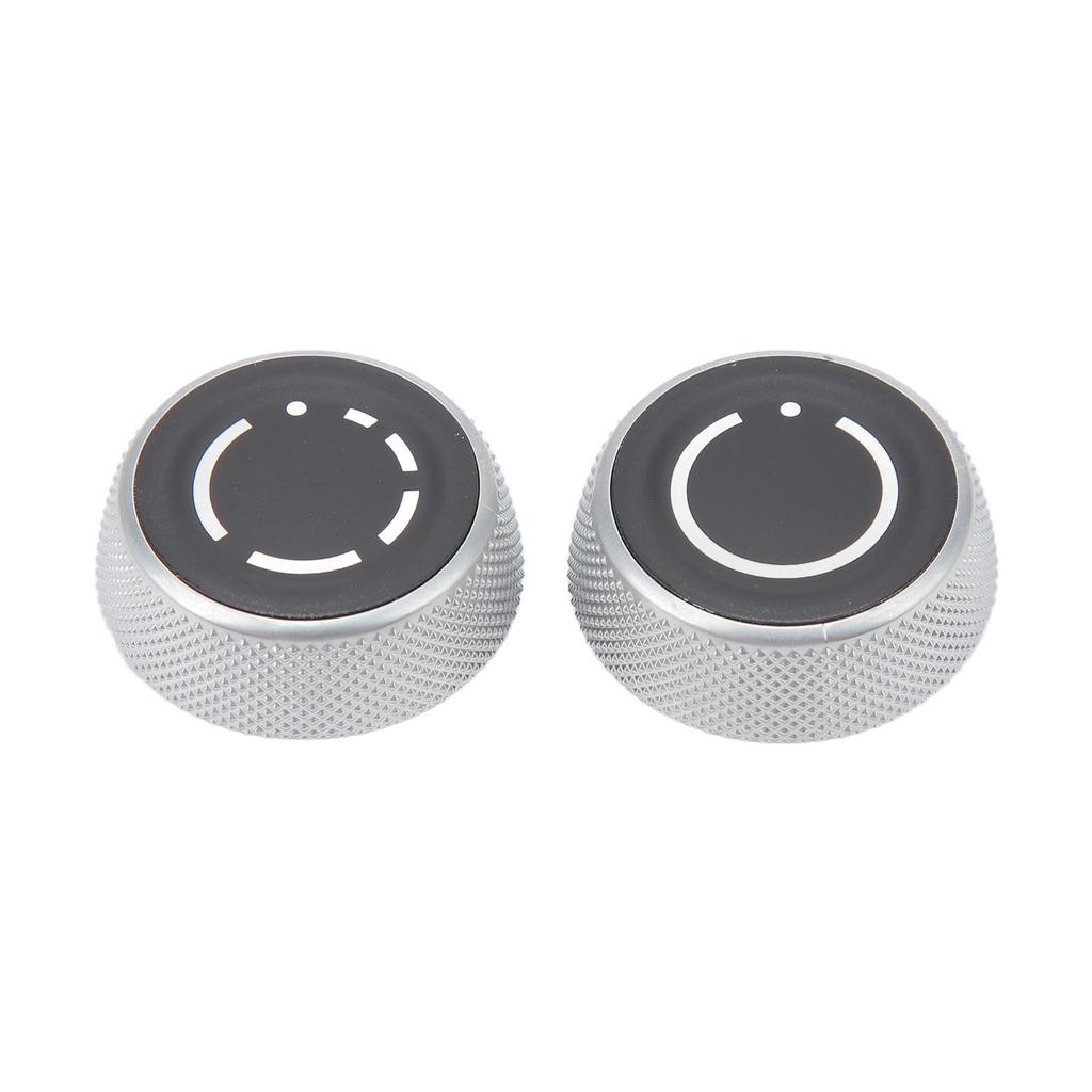 1Pair Radio Volume Control Knob Left Right Sensitive Durable Multimedia Volume Knob Caps Replacement for Boxster Cayman