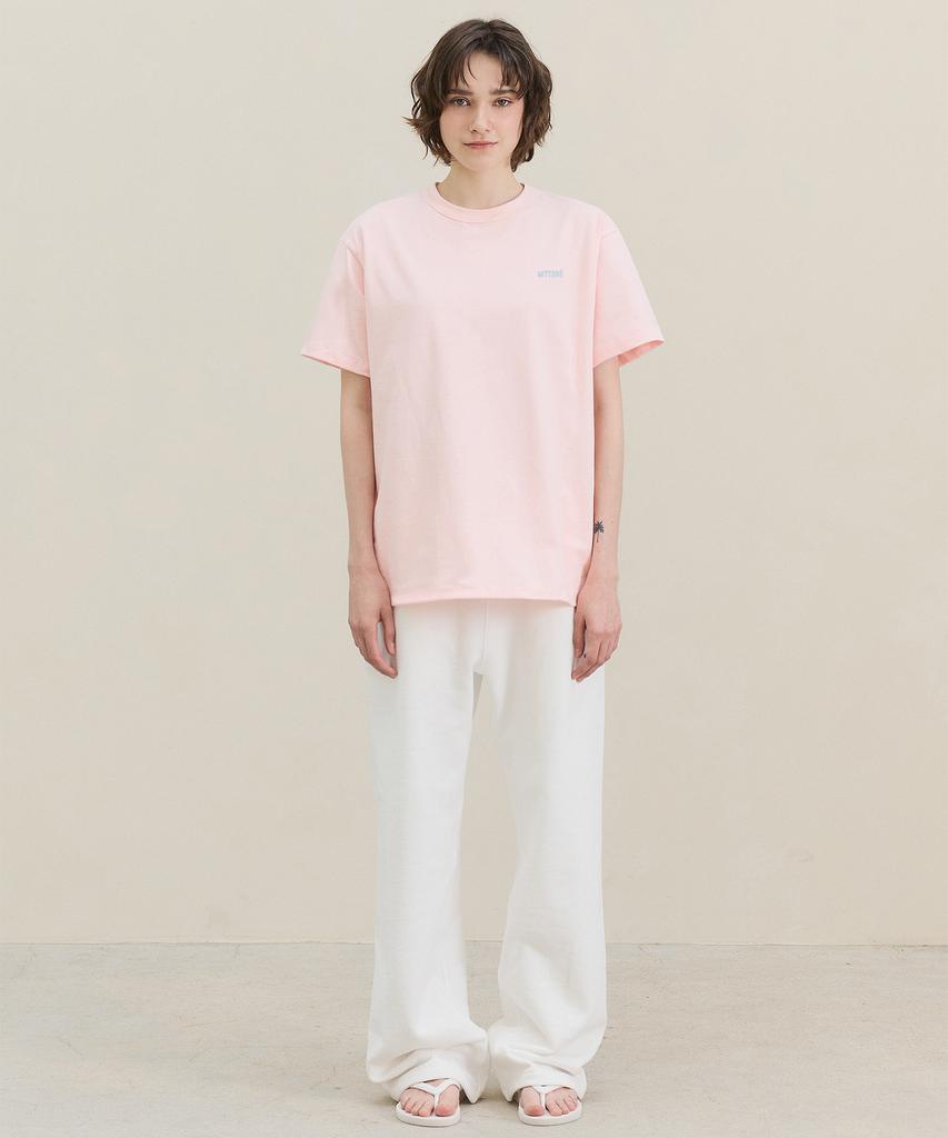 Matile Basic Logo T-Shirt / Pink