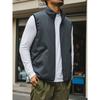 Outdoor Sports Fleece-Lined Thickened Warm Fleece Vest for Men, Winter Stand-Collar Sleeveless Jacket, Foreign Trade Men's Vest Coat