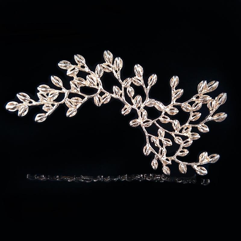 

Engood 10Pcs Phoenix Branches Rhinesotne Button Sewing Trim & Embellishment Craft Buckle for Bridal Leaves Ancient Jewelry Hair золотой