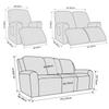 La-Z-Boy Relaxsofa Überzug, Elastischer Stretch Anti-Rutsch Überwurf, Staubdichter Waschbarer Möbelschutz