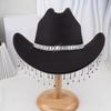 Bridal Cowgirl Hat for Women Rhinestone Cowboy Hat Unique Halloween Costume for Bachelorette Party Birthday Concerts