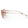 Excellent DITA Glasses BEHCKA Square Rose gold titanium Women DTX196 Used