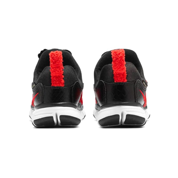 Nike Dynamo Free QS Low Top Sports Casual Shoes Black Red Children Aged 3 7 Years Old DC8317-001