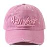 Fashion Letter Embroidery Baseball Cap Retro Washed Shabby Dad Hats Outdoor Cycling Travel Adjustable Sun Hats For Women Men